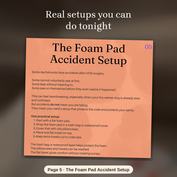 Setting up a safe recovery space